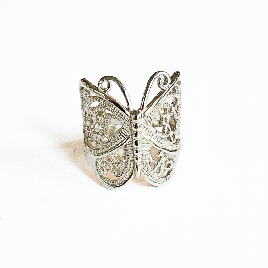 Butterfly Ring - Sz 7.5 - Change, Rebirth and Enduring the Journey