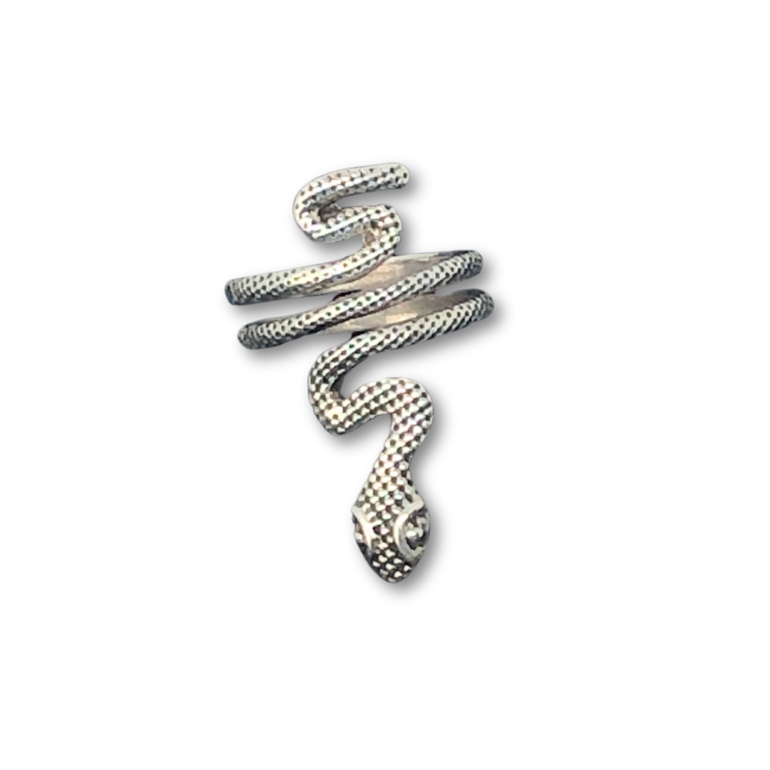 Sterling Silver Snake Ring