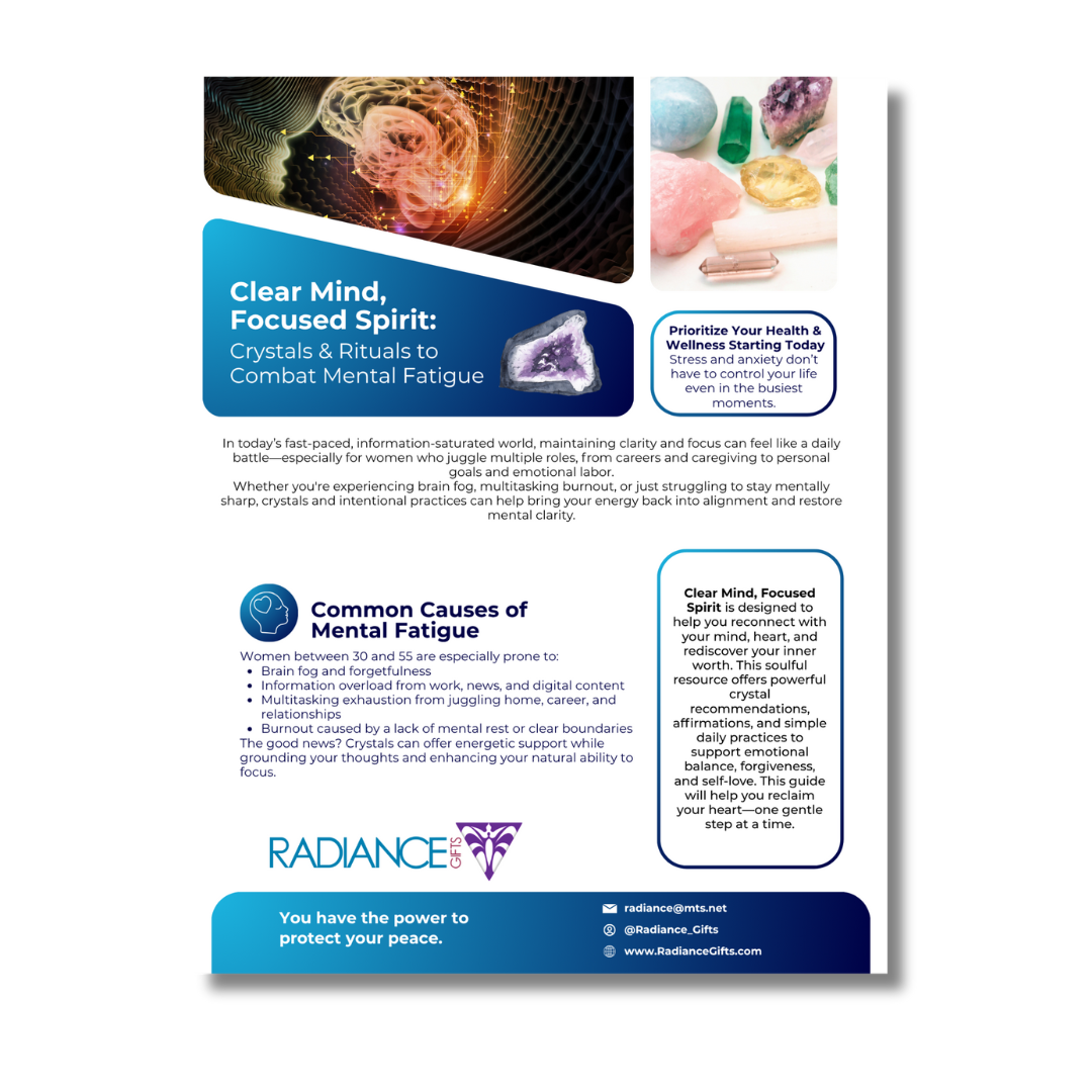 Clear Mind, Focused Spirit: Crystals & Rituals to Combat Mental Fatigue