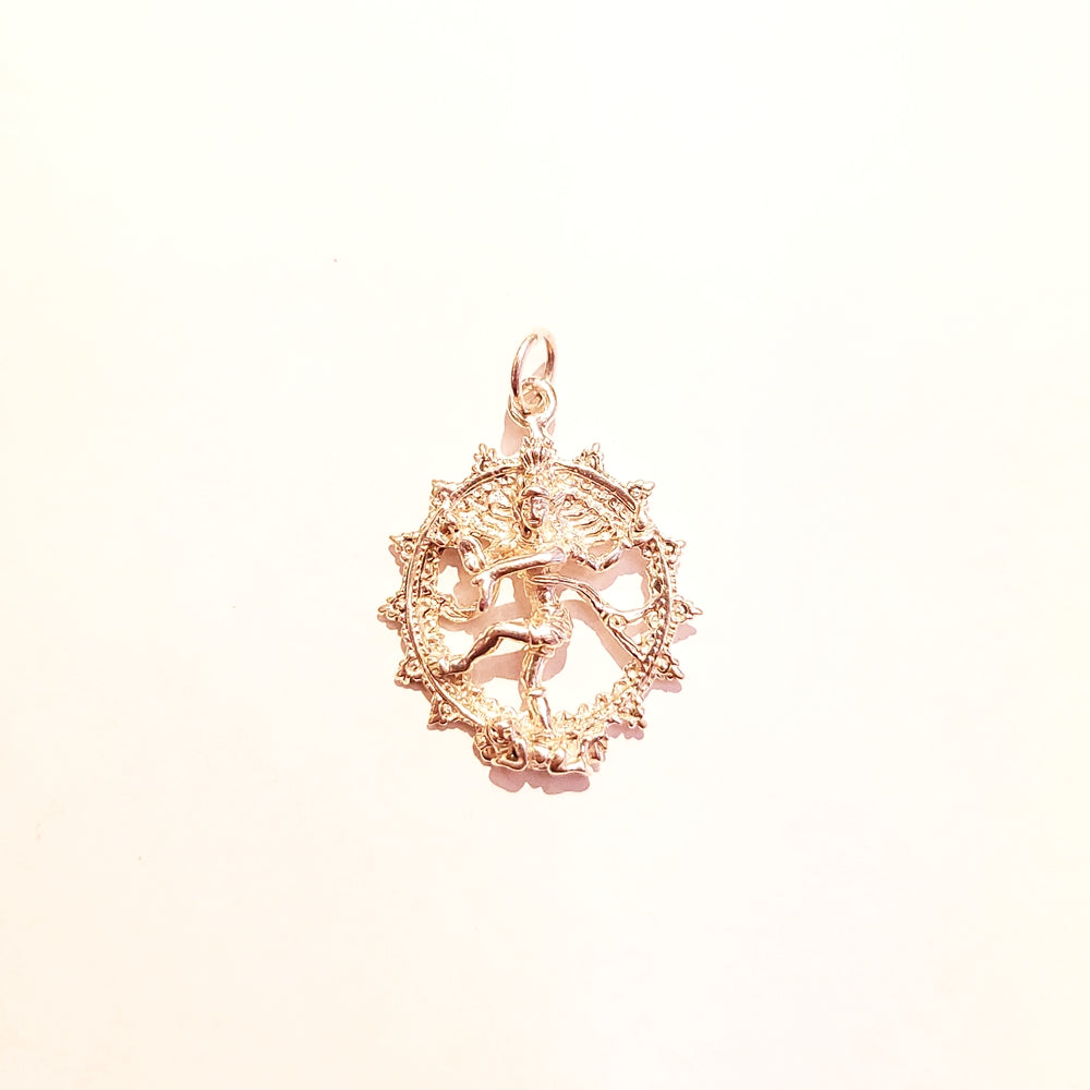 Sterling Silver Nataraja Pendant – Embrace the Divine Dance