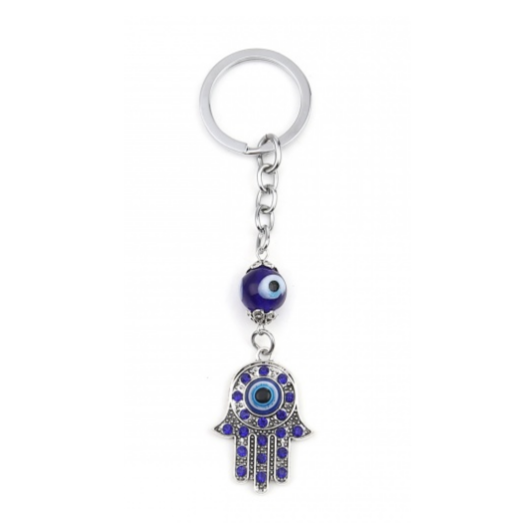 Evil Eye Hamsa Keychain