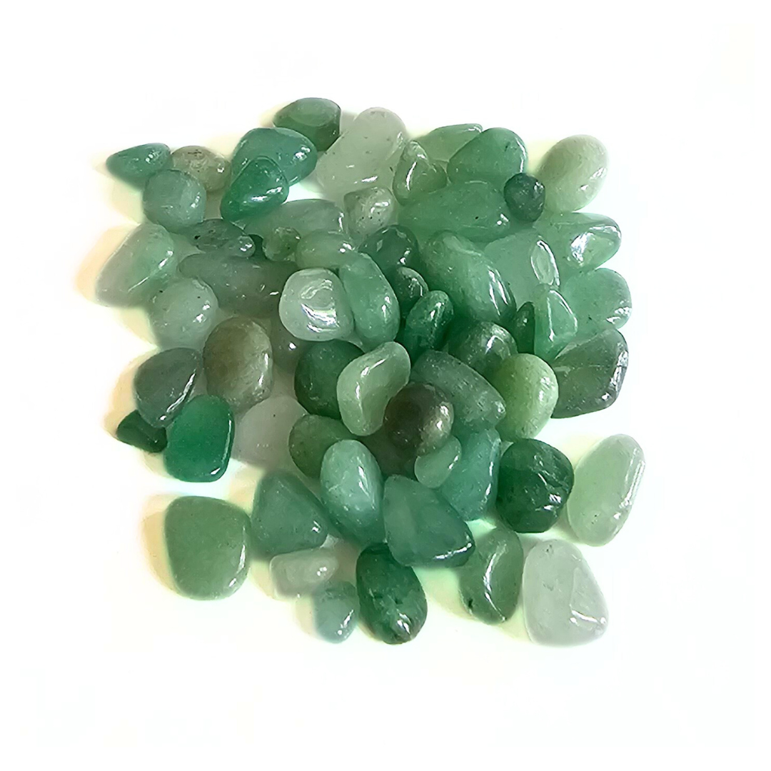 Green Aventurine Crystal Chips – Luck, Growth & Heart Healing