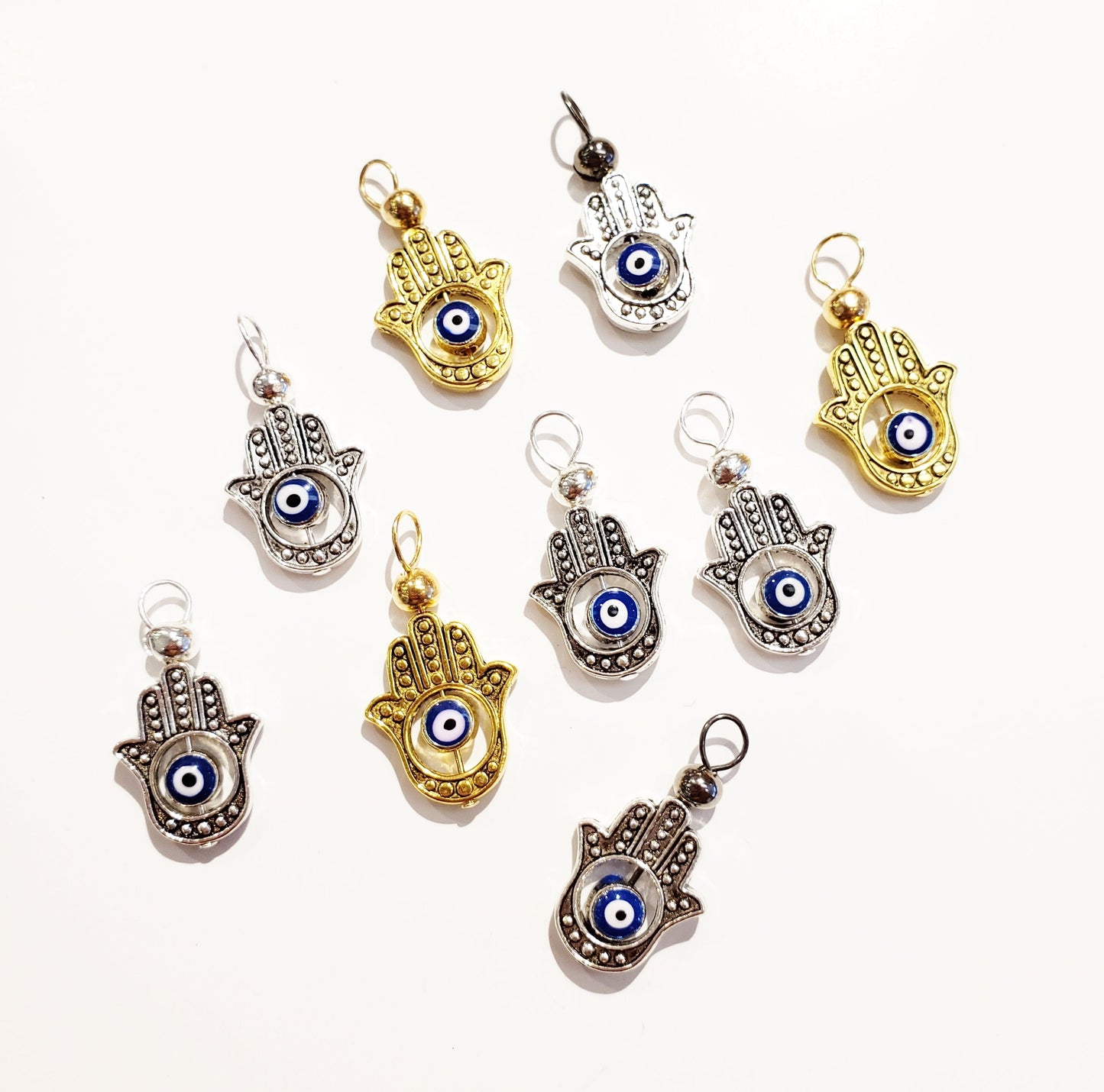 Evil Eye Hamsa Pendant - Ward Off Negativity