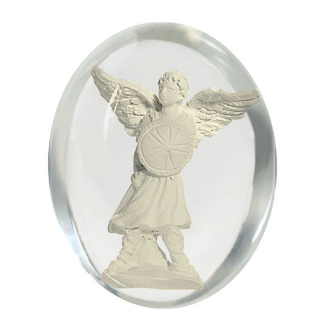 Archangel Michael Worry Stone - Gift of Strength, Protection & Divine Reassurance