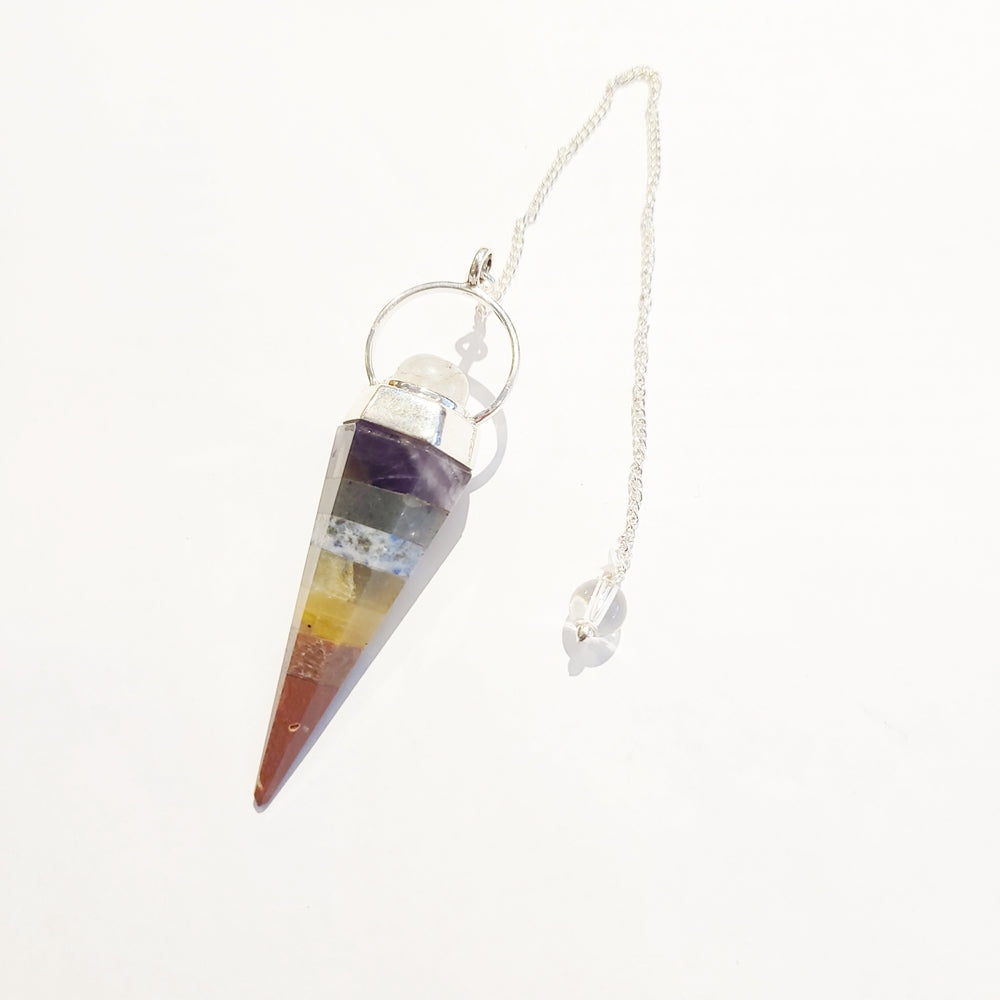 Moonstone 7 Chakra Pendulum Radiance Gifts