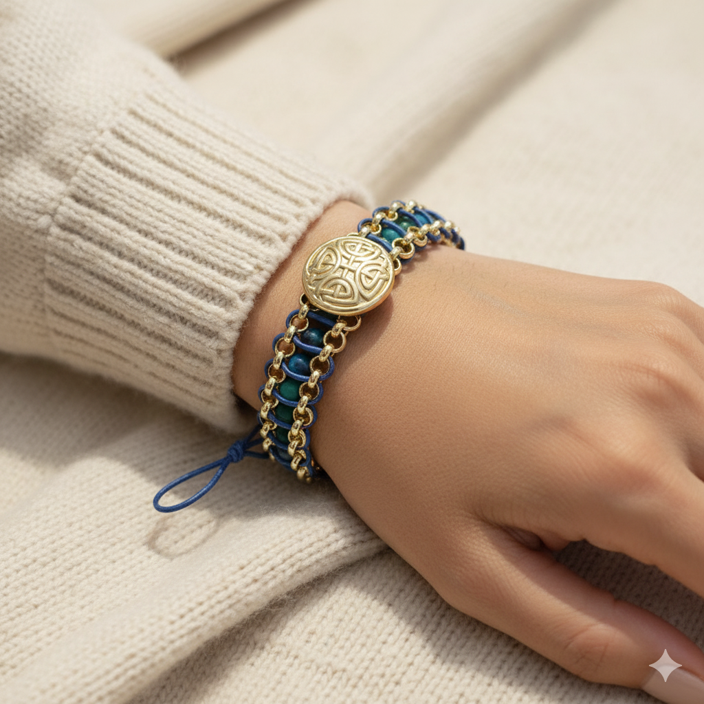 Eternal Wisdom Chrysocolla Bracelet