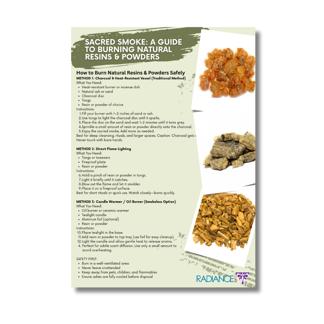 Sacred Smoke: A Guide to Burning Natural Resins & Powders