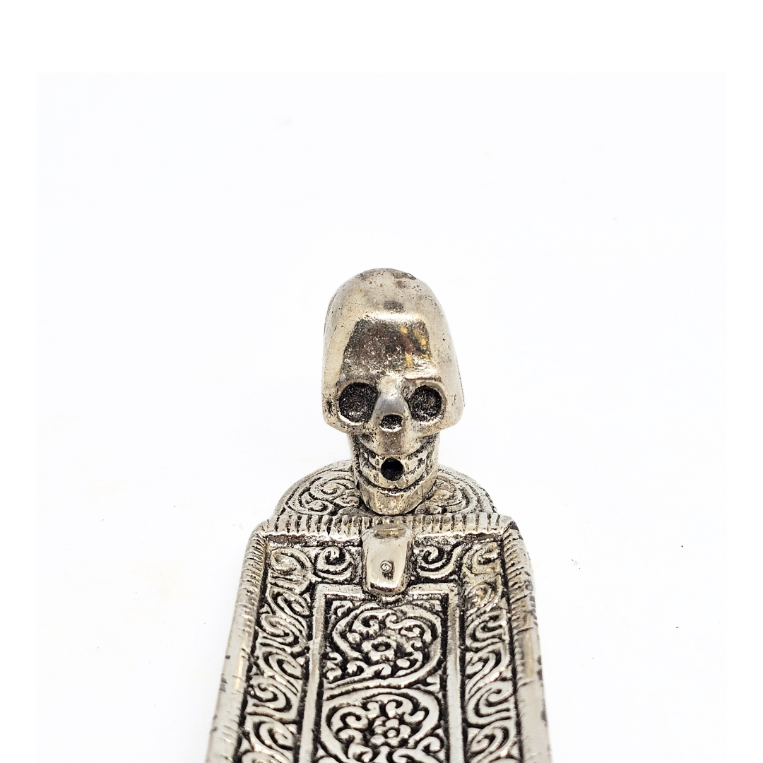 Aluminum Skull Incense Holder/Ash Catcher