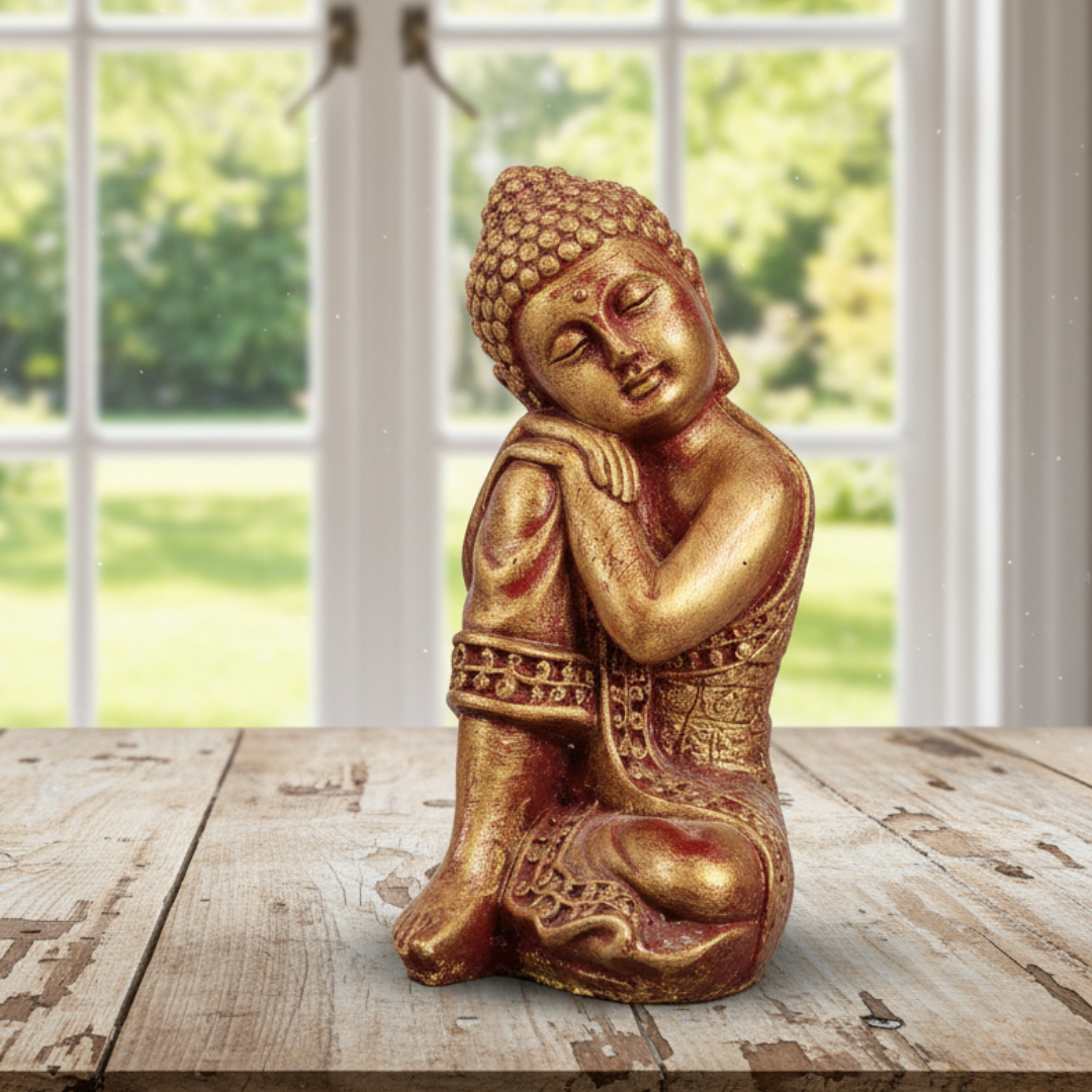 Sleeping Thai Buddha Statue 9"