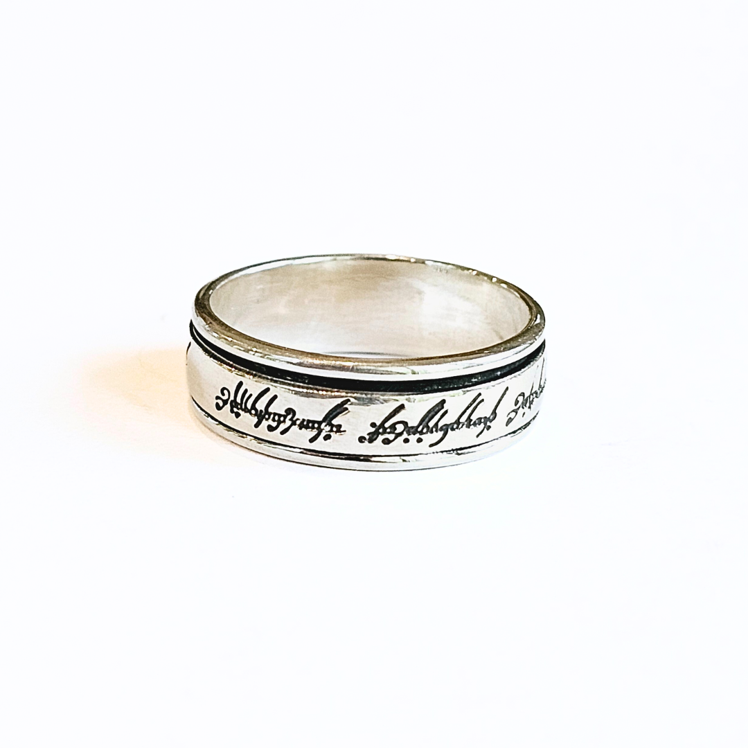 Meditation Spinner Ring - Sz 13 - Mindfulness and Spiritual Growth