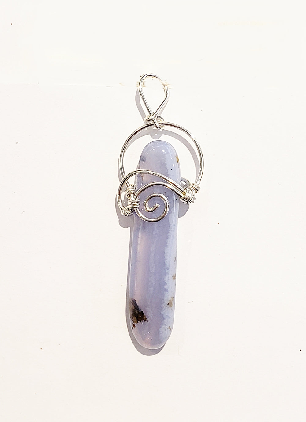 Chalcedony Pendant - Soothing Energy