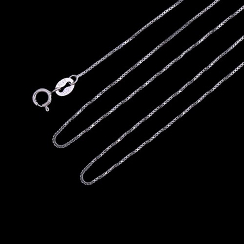 Sterling Silver Box Chain 18"