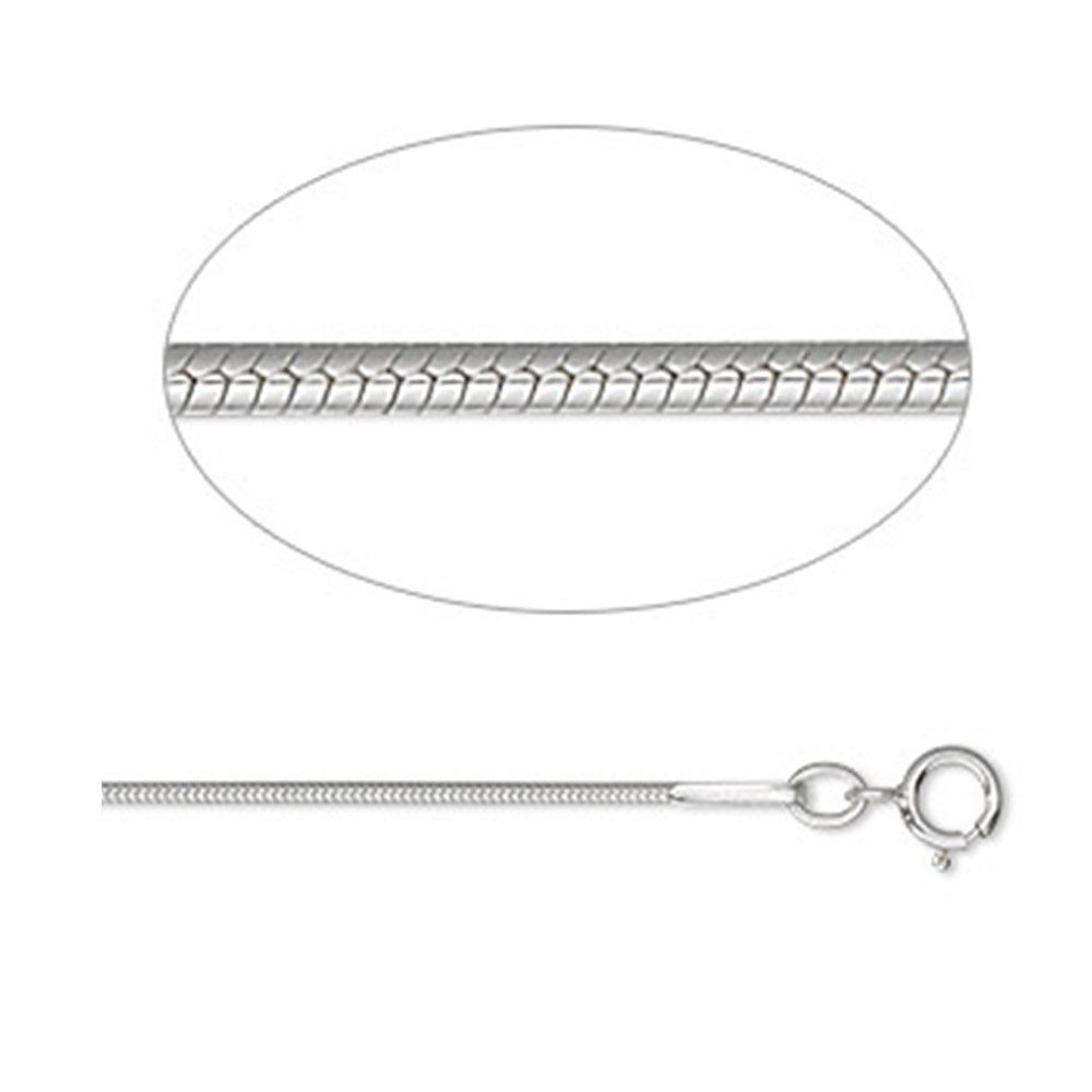 Sterling Silver Snake Chain 16"