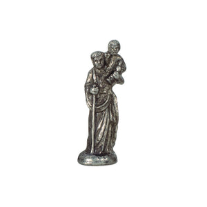 Saint Christopher  Pewter Figurine