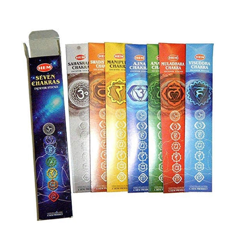 Seven Chakras Incense Package - Align Your Energies, Elevate Your Life