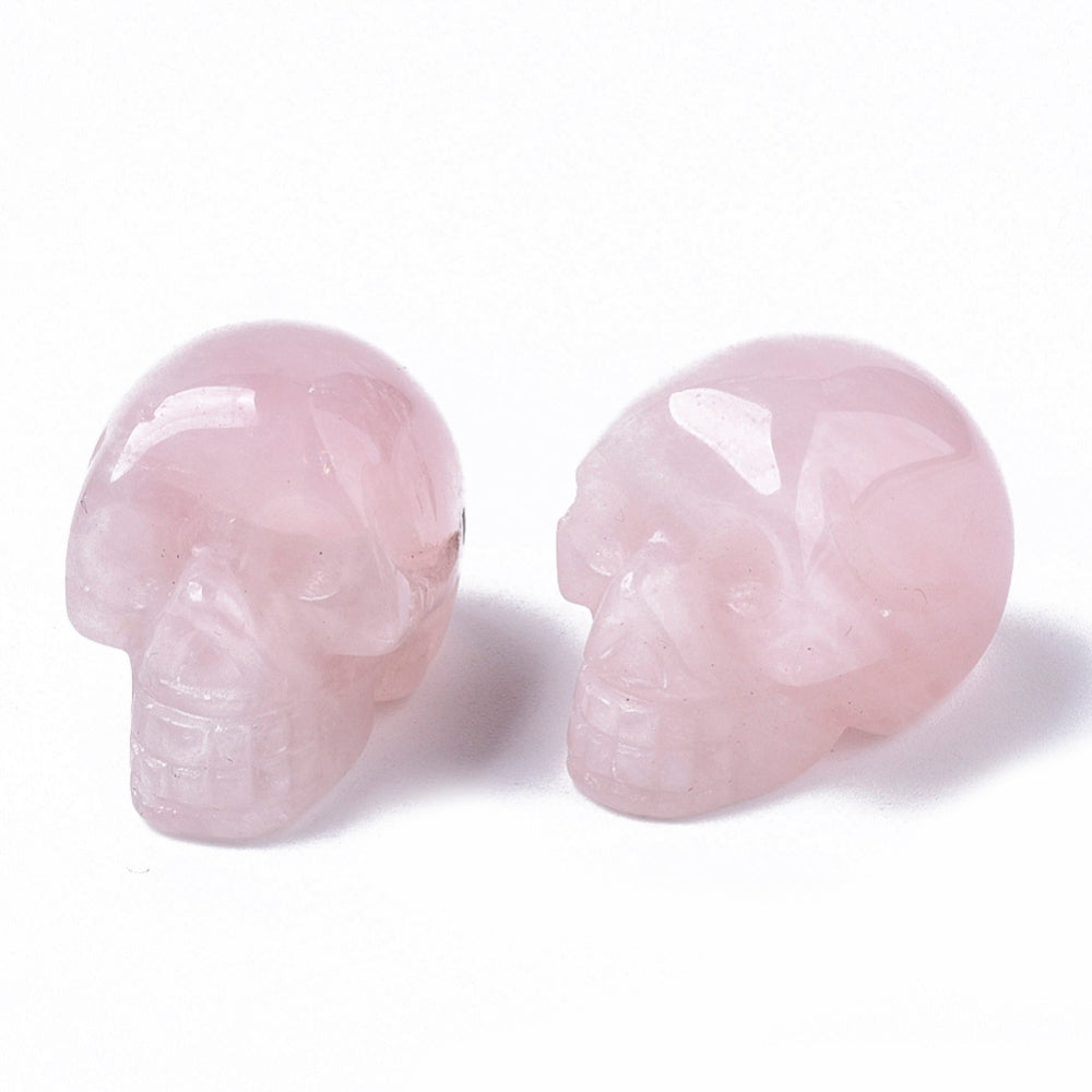 Rose Quartz Mini Skull – Love, Wisdom and Healing
