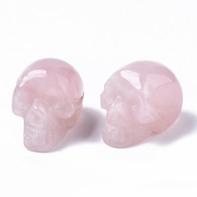 Rose Quartz Mini Skull