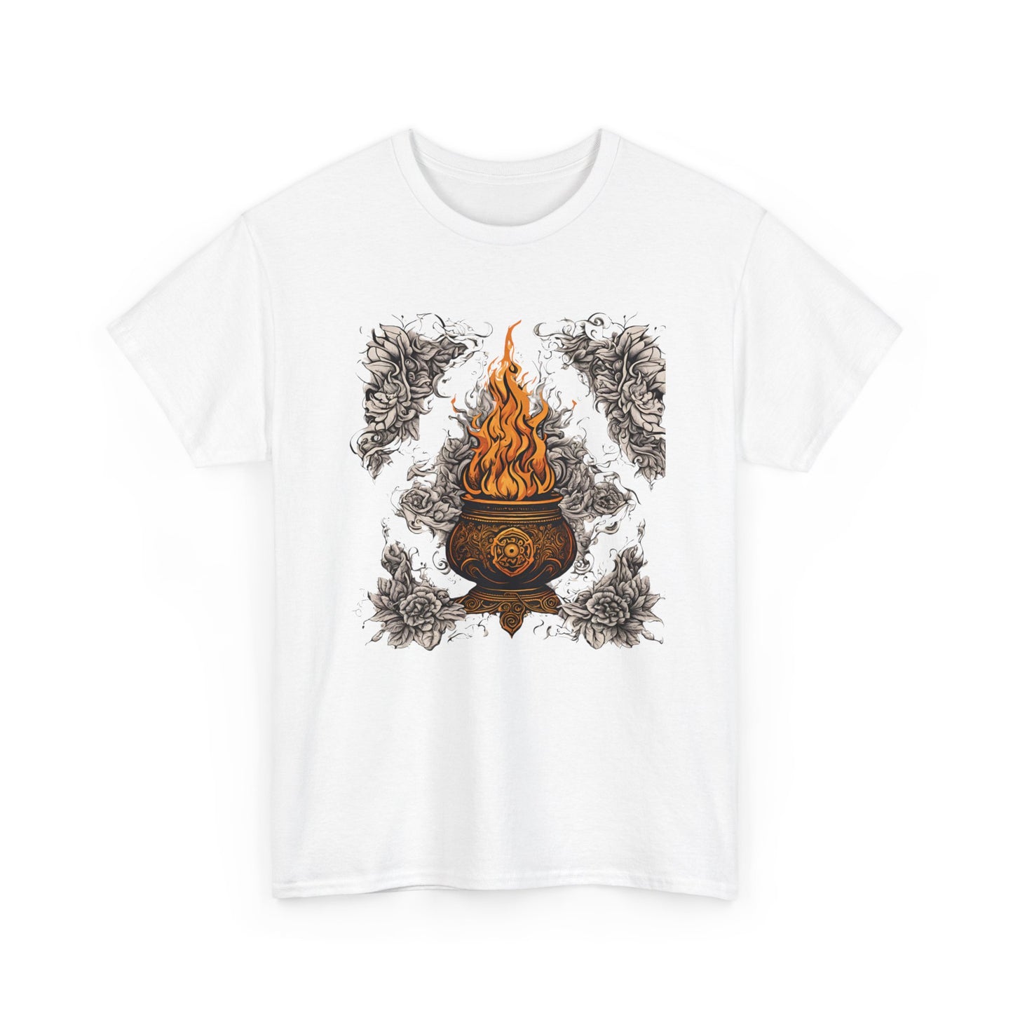 Incense Burning Cotton Tee