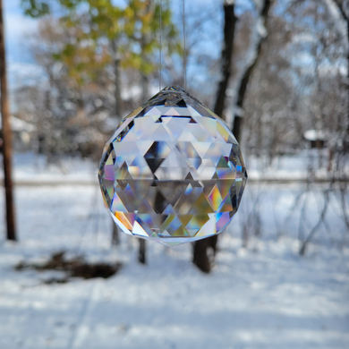 Clear Crystal Prism Extra Large - 50mm