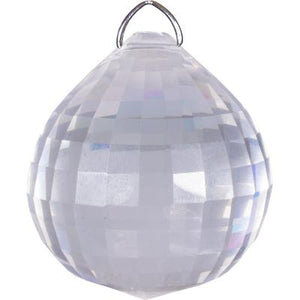 Clear Crystal Faceted Prism