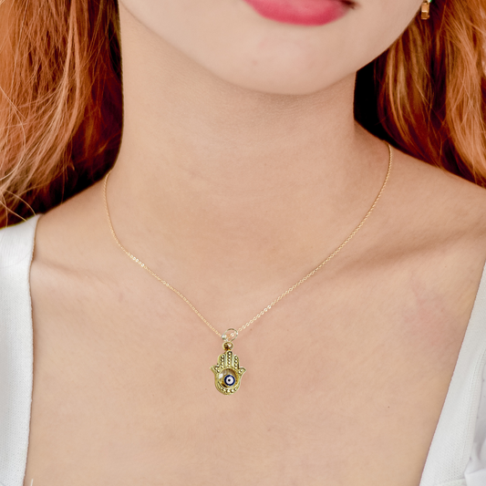 Evil Eye Hamsa Pendant