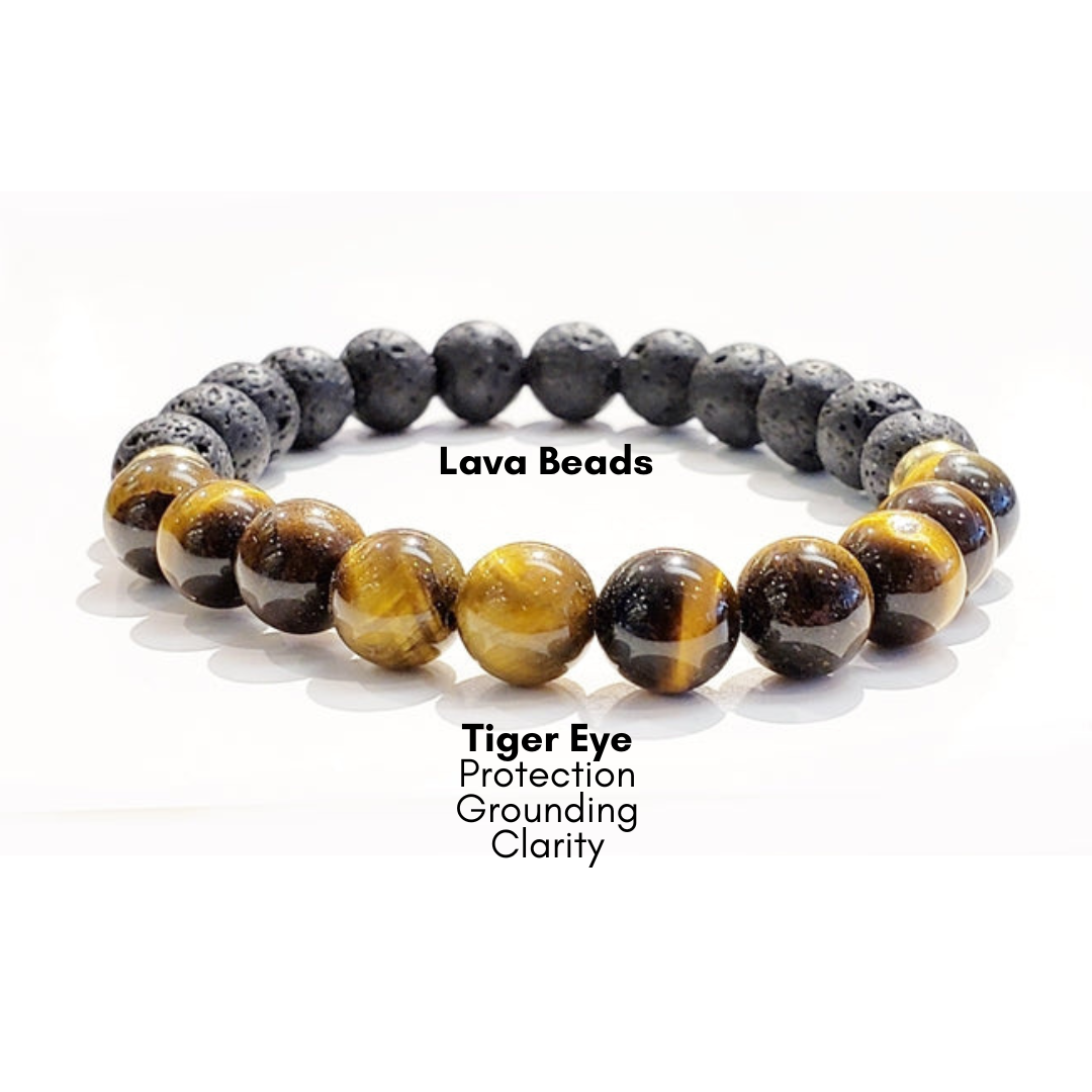 Tiger Eye Aromatherapy Bracelet