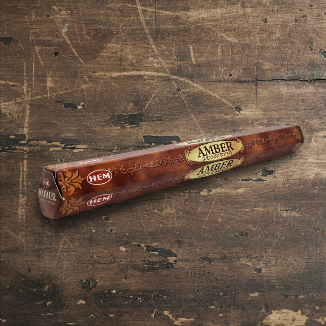 Amber Incense Sticks - Calming and Centering