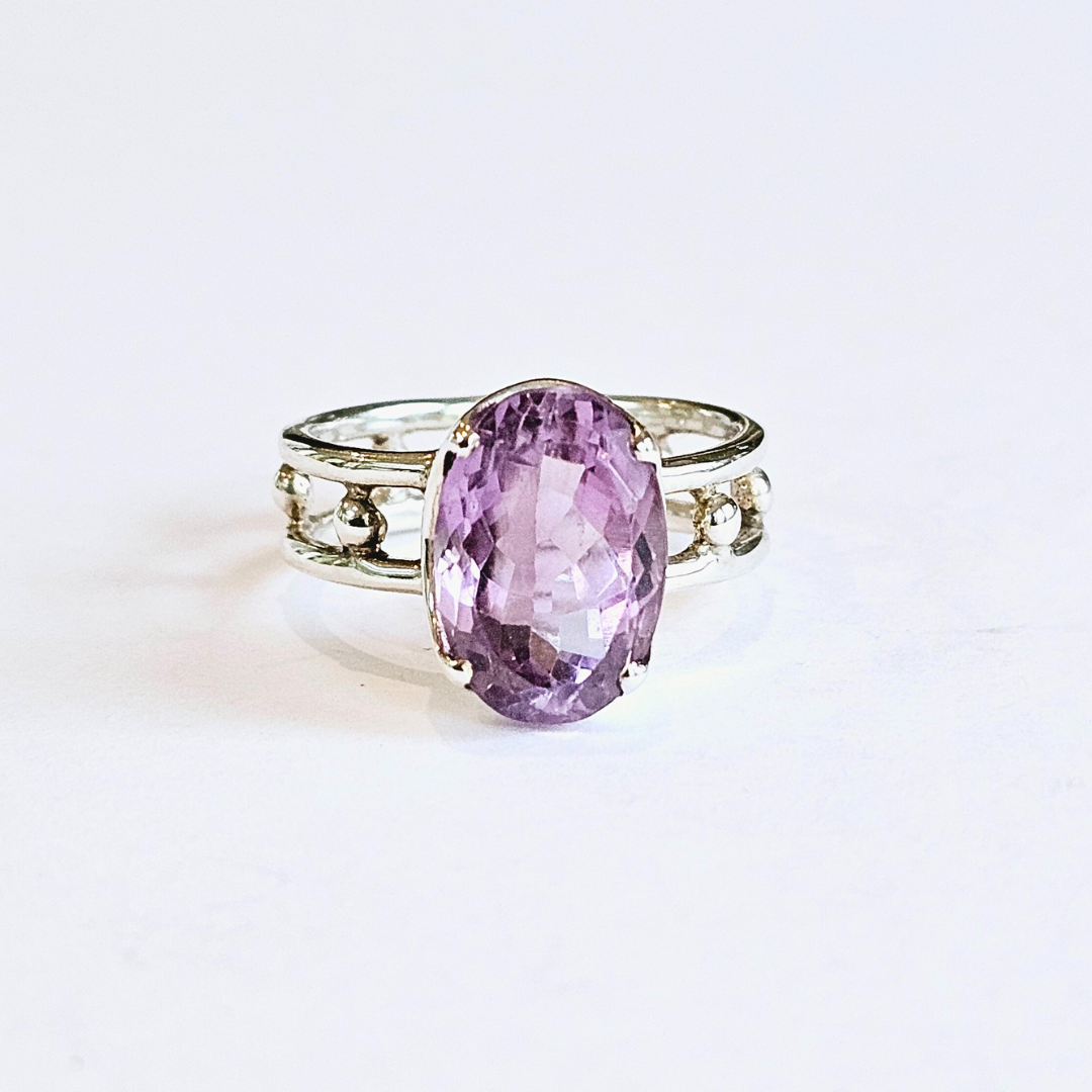 Amethyst Ring - Sz 9