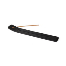 Black Wooden Carved Incense Holder