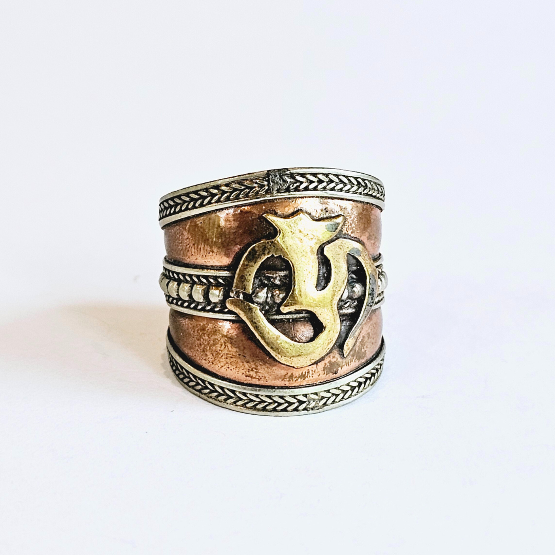 Brass Ohm Ring - Sz 9