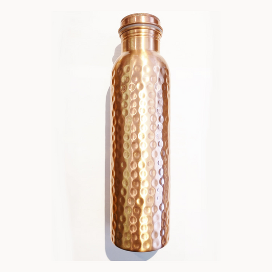 Ayurvedic Hammered Copper Water Bottle