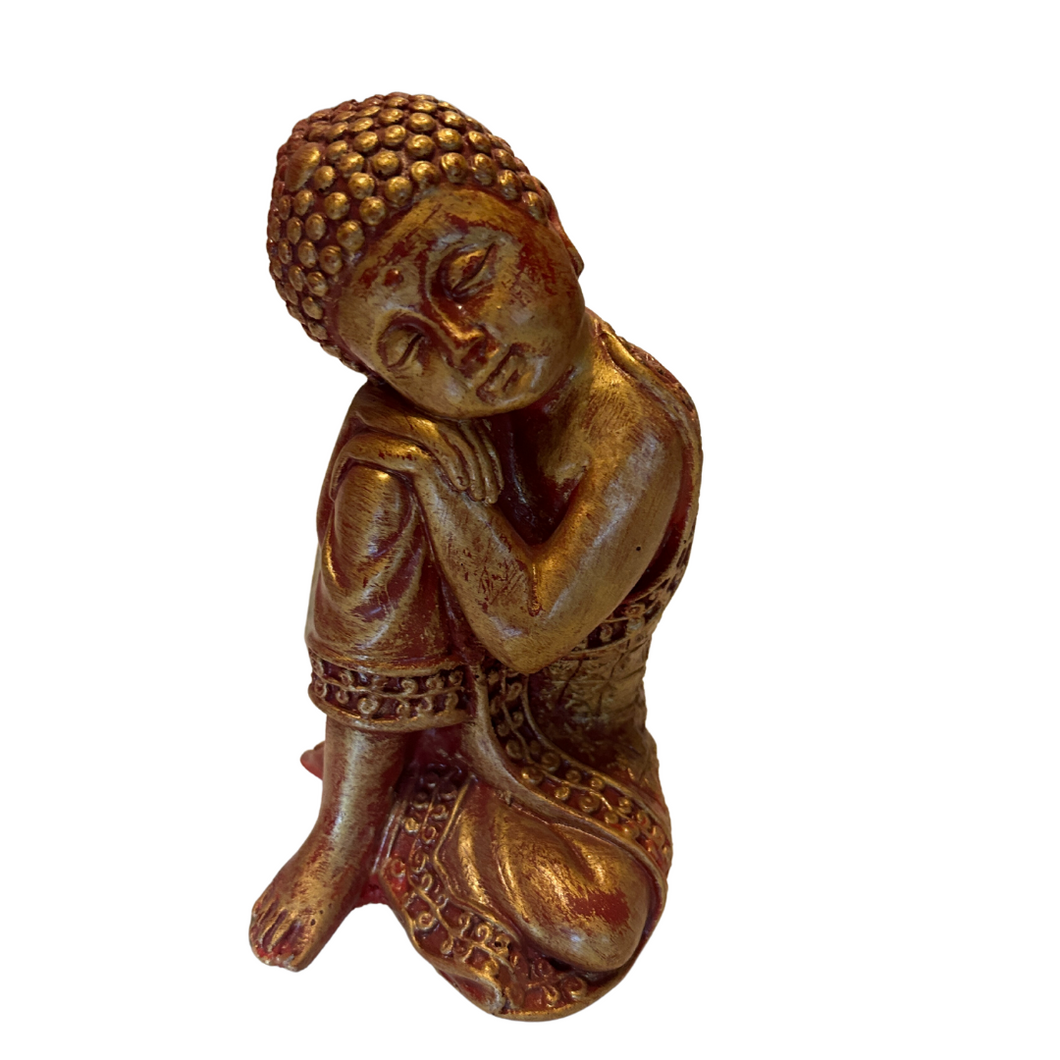 Sleeping Thai Buddha Statue - Red 9