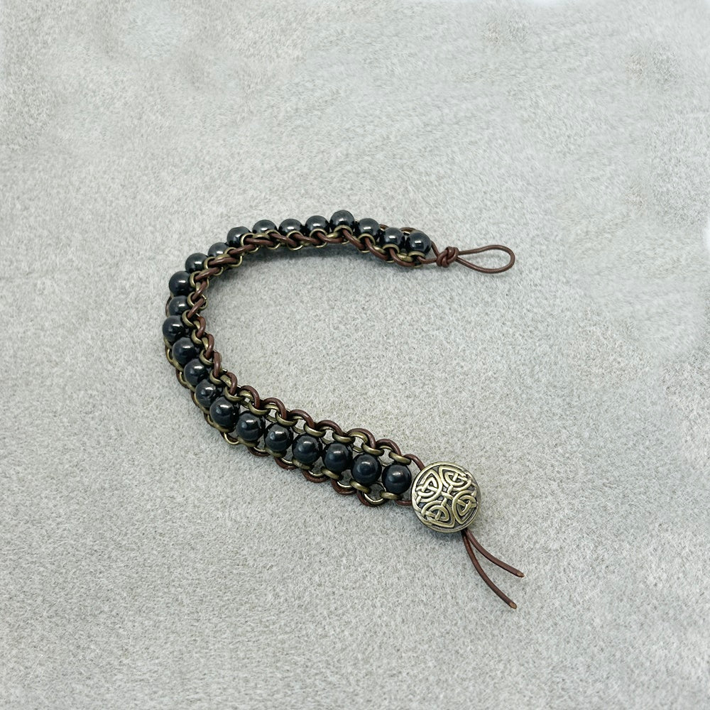 Shungite Chain-Link Bracelet - 6mm