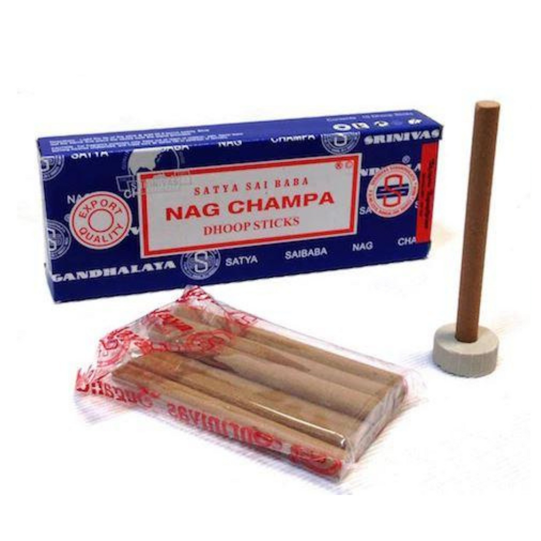 Nag Champa Dhoop Sticks W/Burner