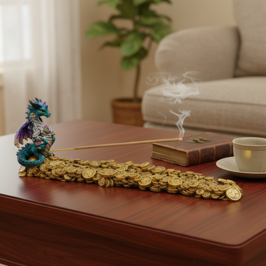 Money Dragon Incense Burner