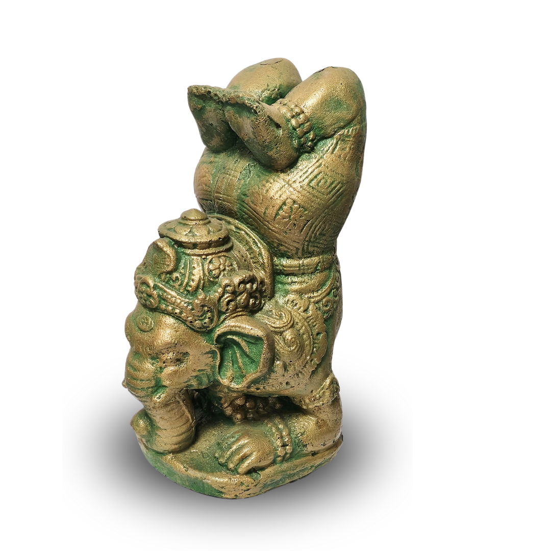 Ganesha Statue - Green