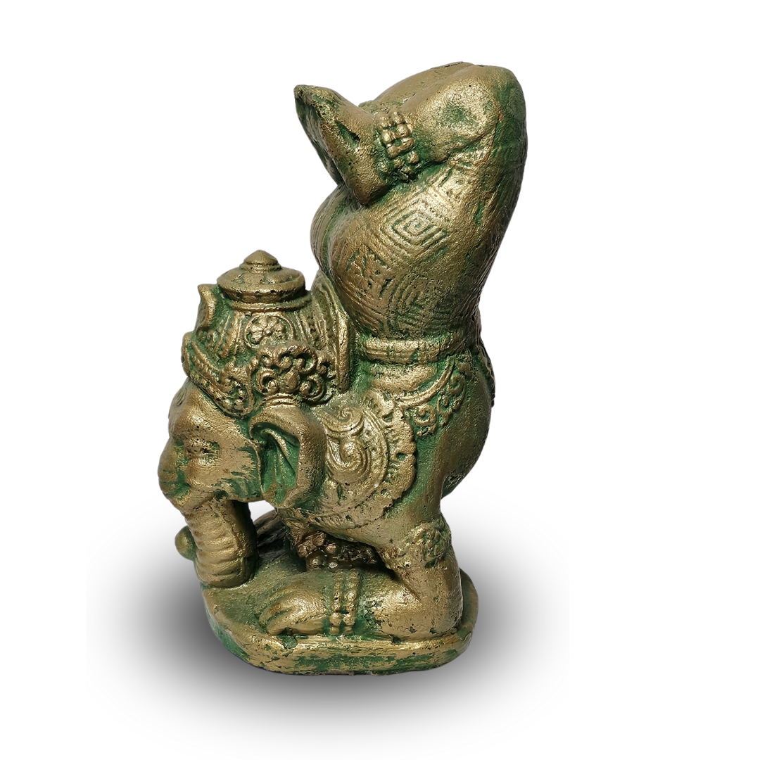 Ganesha Statue - Green