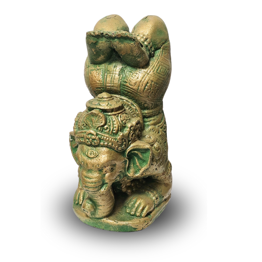 Ganesha Statue - Green