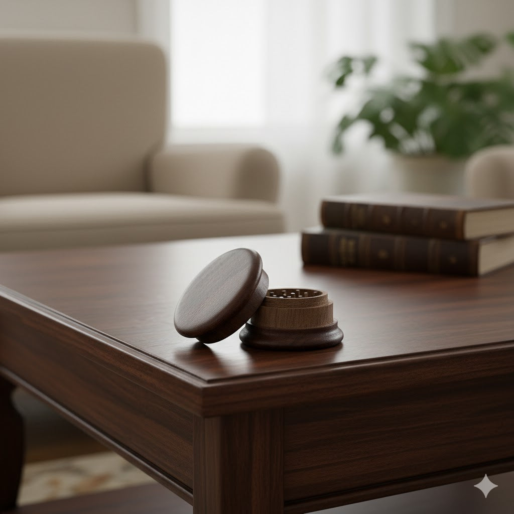 Wooden Herb Grinder – 2"