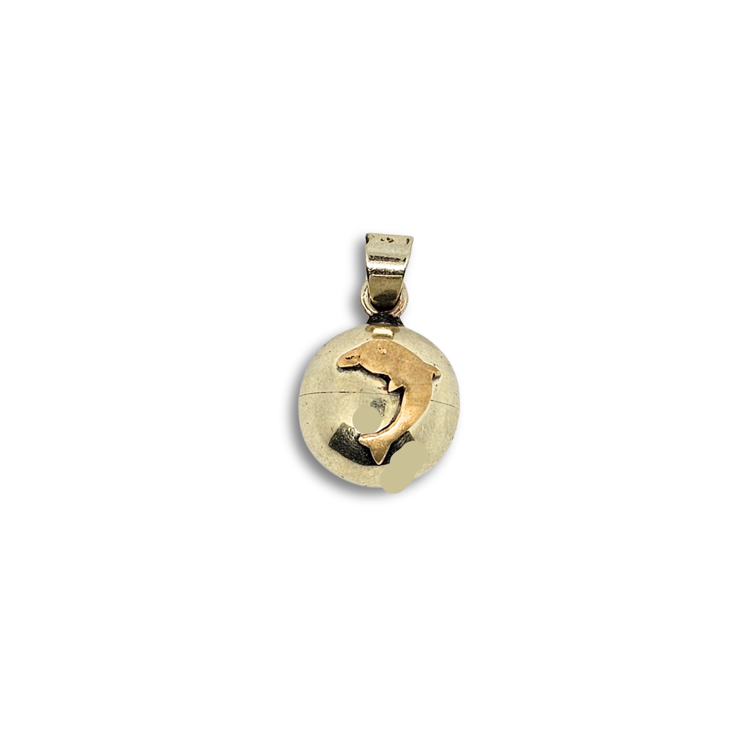 Dolphin Harmony Ball Pendant