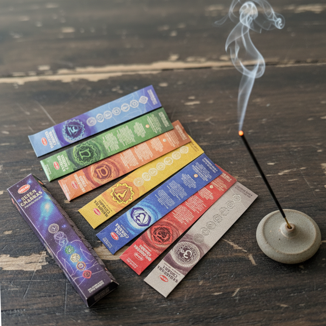 Seven Chakras Incense Package - Align Your Energies, Elevate Your Life