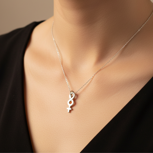 Sterling Silver Infinity Cross Pendant – Eternal Faith, Infinite Love