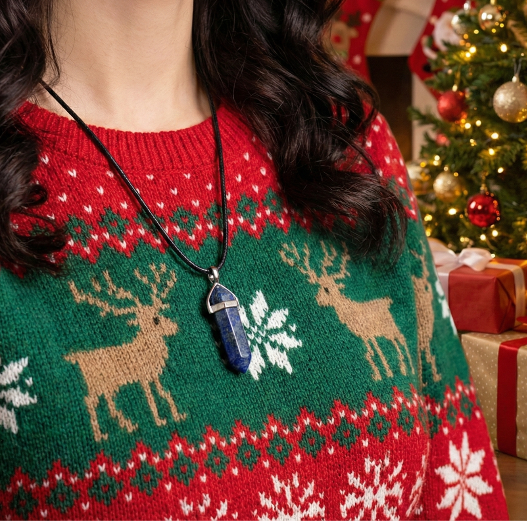 Lapis Lazuli Point Pendant  - Truth • Wisdom • Inner Vision