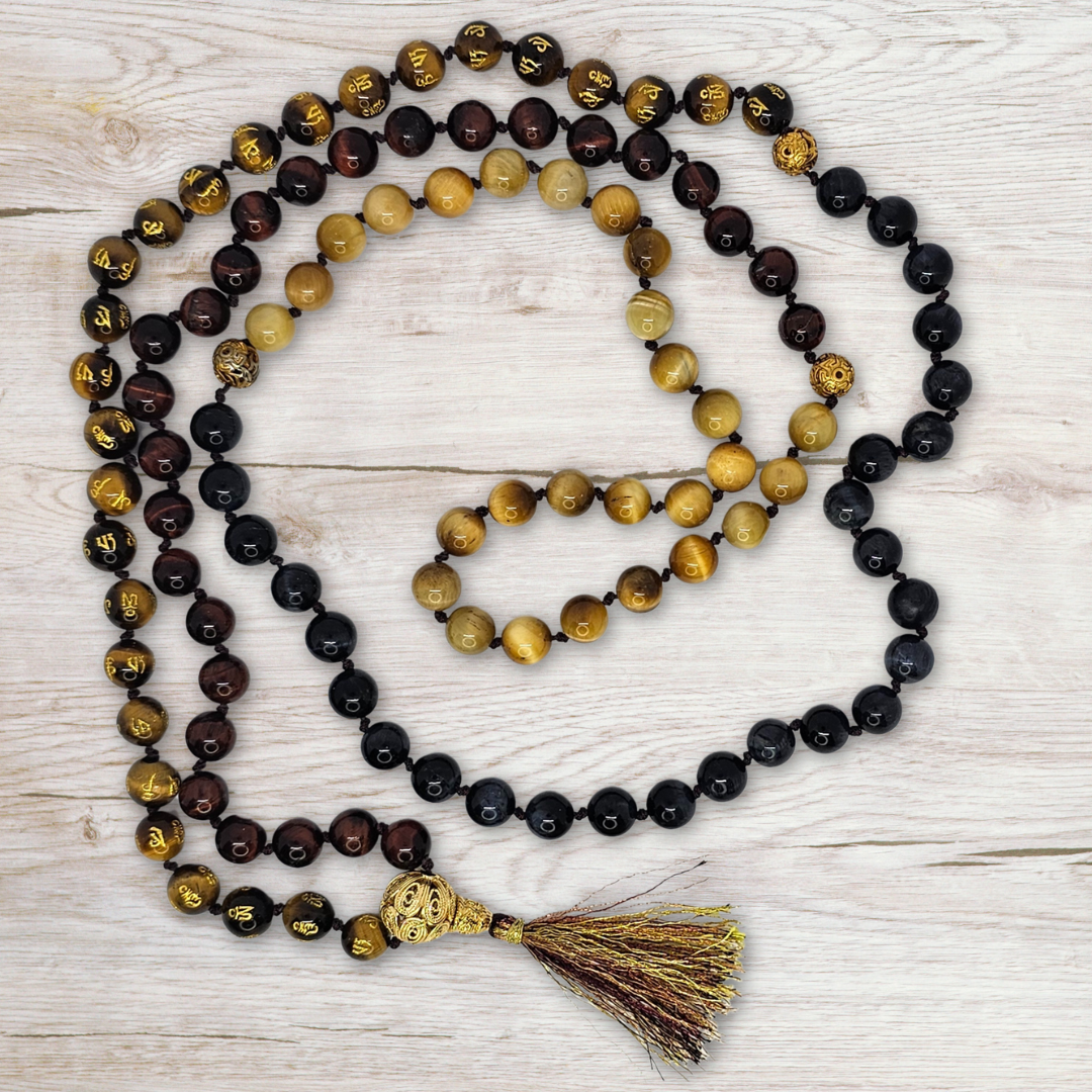 Mixed Tiger Eye Mala