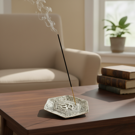 Aluminum Ohm Incense Holder/Burner