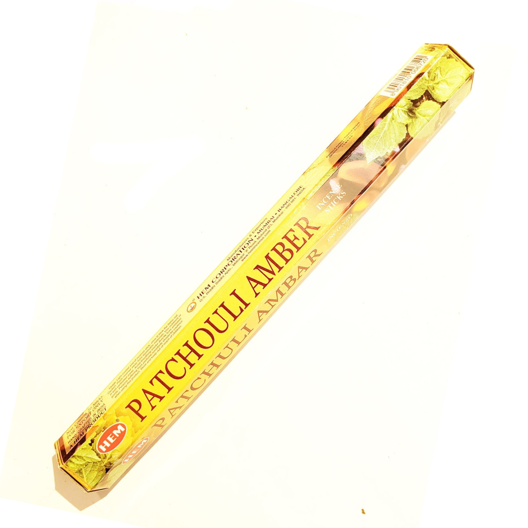 Patchouli Amber Incense Sticks