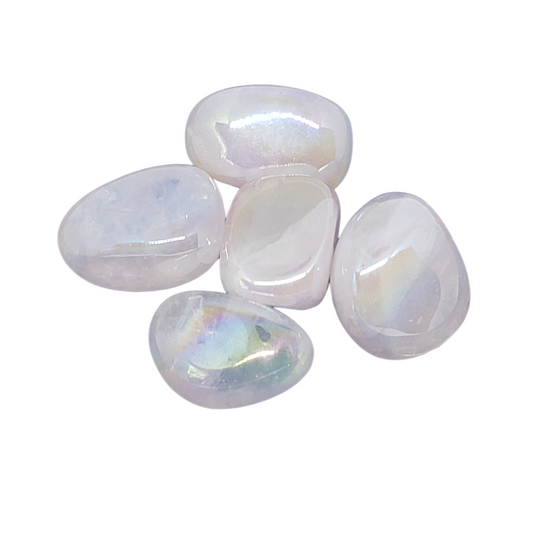 Rose Quartz Platinum Aura - Stone of Unconditional Love