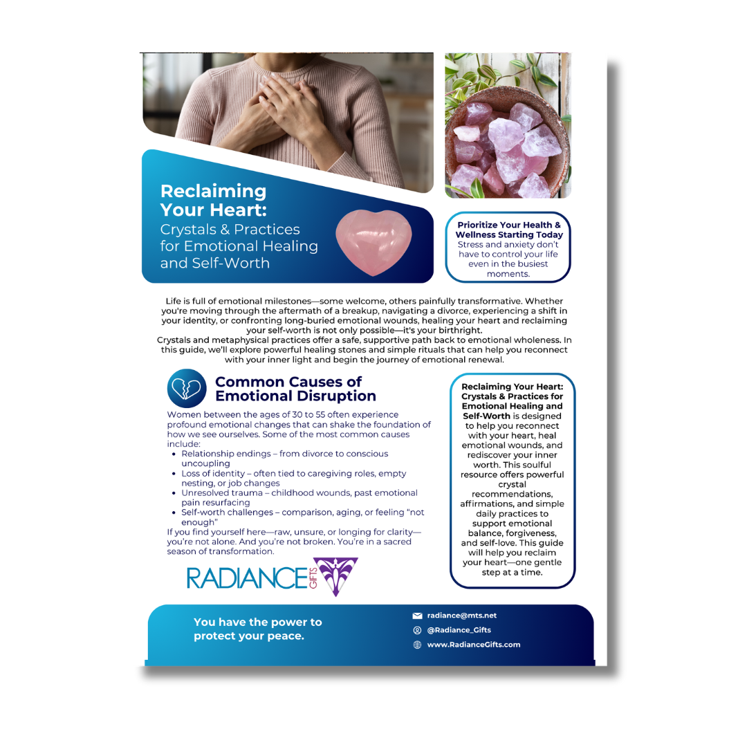 Reclaiming Your Heart: Crystals & Practices for Emotional Healing and Self-Worth