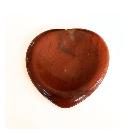 Red Jasper Heart Thumbstone – Nurture Your Strength, Ignite Your Spirit