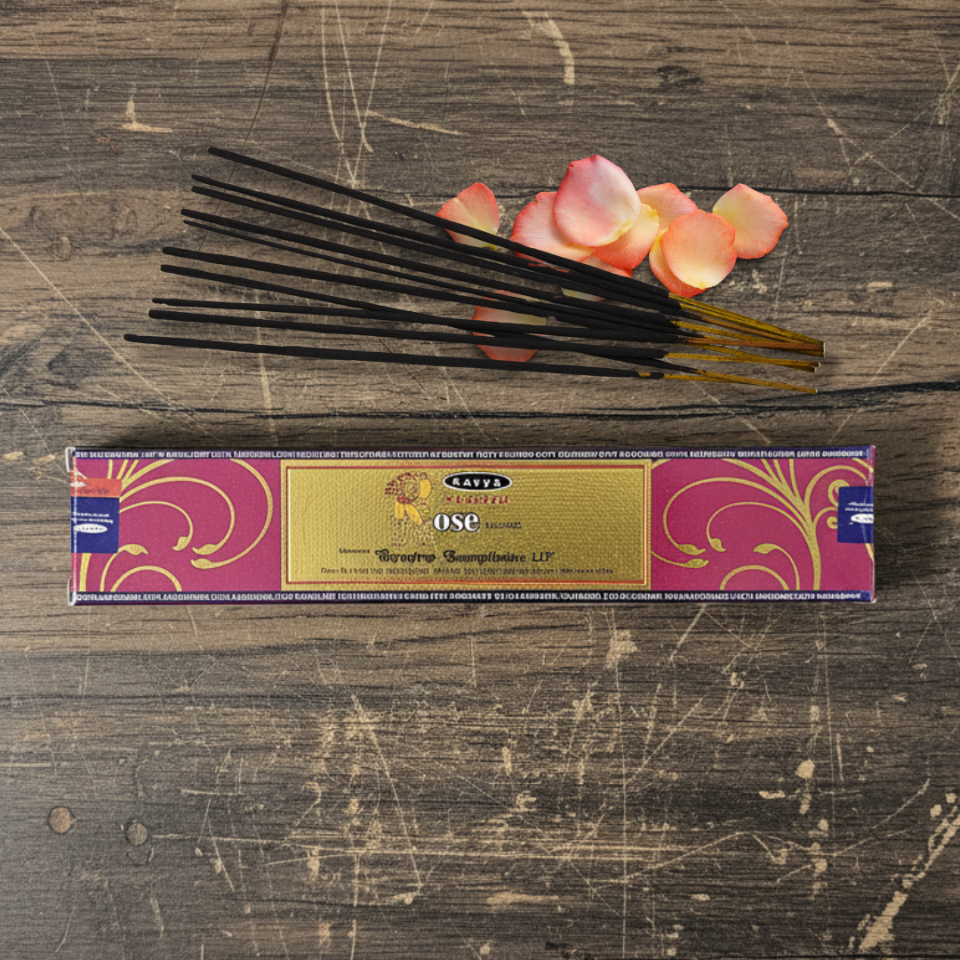 Natural Rose Incense Sticks - Timeless Elegance of the Rose